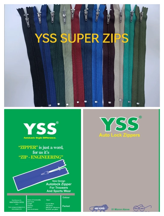 YSS SUPER ZIPS uploaded by YSS ZIPPER INDIA on 2/17/2023