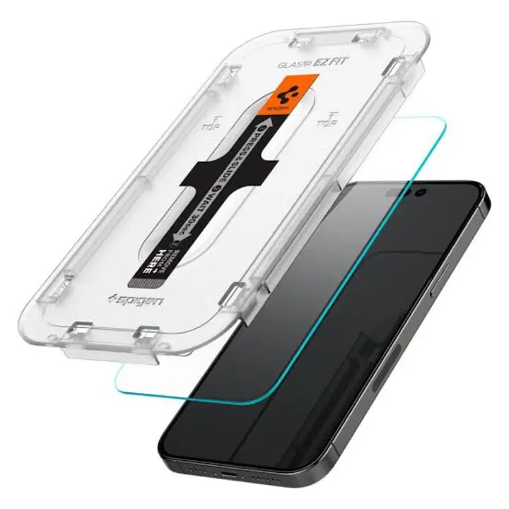 Ez tempered glass automatically fiting iPhone all mobile  uploaded by Chamunda Mobile B2B on 2/17/2023