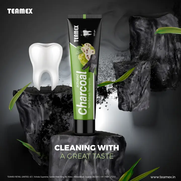 Charcoal toothpaste  uploaded by Teamex Retail LTD on 2/17/2023