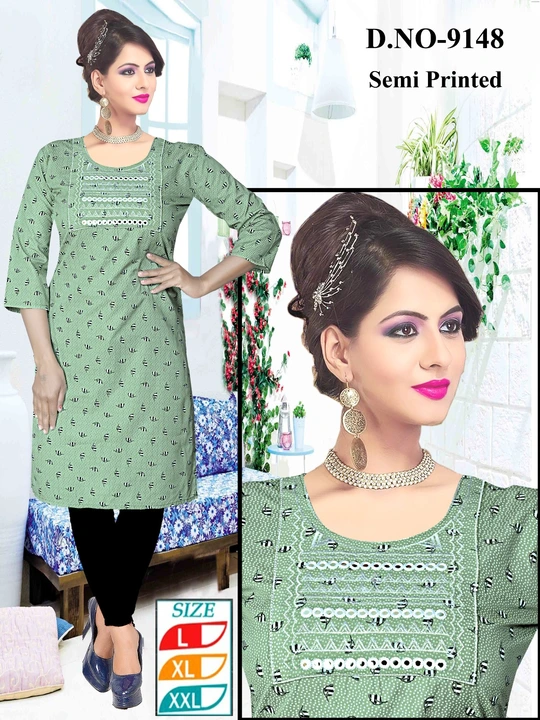 🎉New launching❄️YOU LOOK PREETIEST in a line stret cut primium qwality👌 cotton embroidery kurtis💃 uploaded by Utsav Kurti House on 2/17/2023
