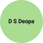 Business logo of D s deopa