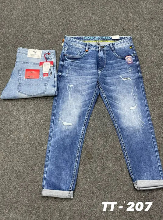 TONE DENIM JEANS  uploaded by KRAFT (jeans & casuals) on 2/18/2023