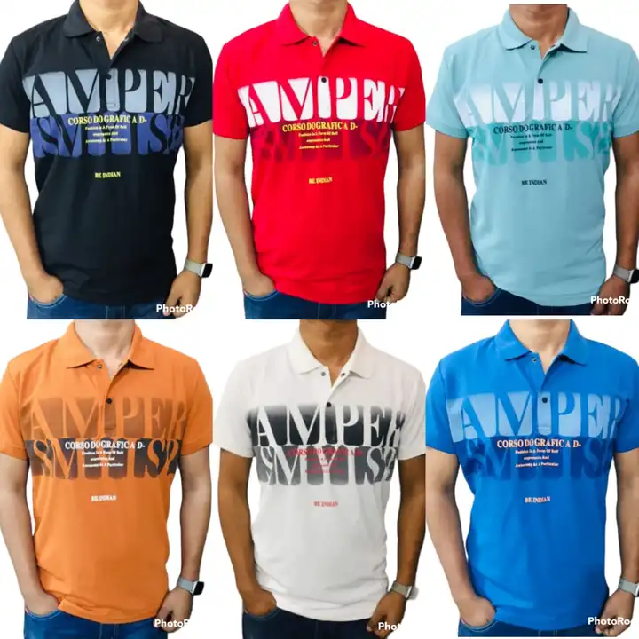 Summer collection Metty Lycra Collar T-shirts  uploaded by Hindustan Trading Company on 2/18/2023