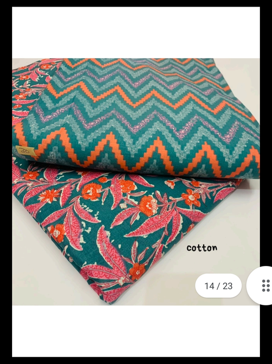 Cotton printed fabric  uploaded by Chouhan fashion on 2/18/2023