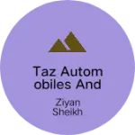 Business logo of Taz automobiles and clothies