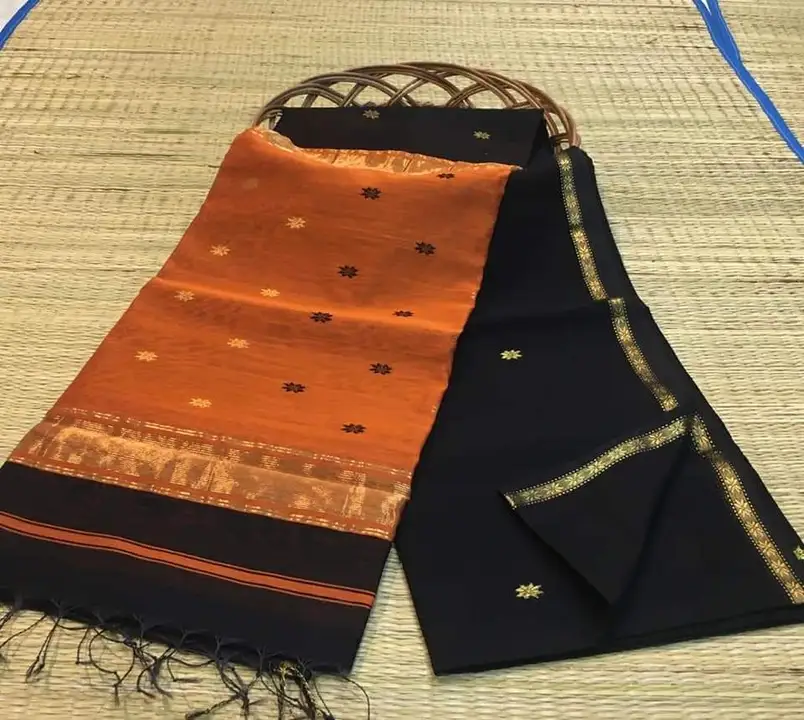 Maheshwari handloom silk by cotton buti saree uploaded by Miran Handloom saree on 5/12/2024