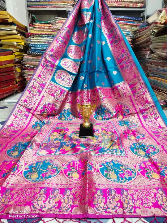 Party Wear Pure Paythani Silk Sharee  uploaded by Maa Kali Sharee Center on 2/18/2023