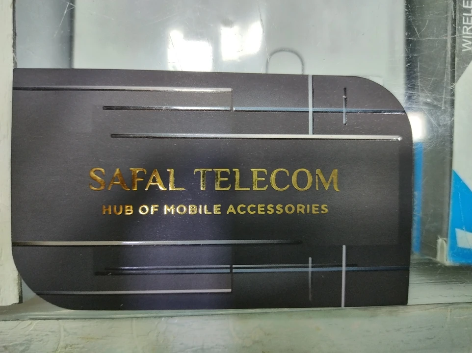 Visiting card store images of Safal Telecom