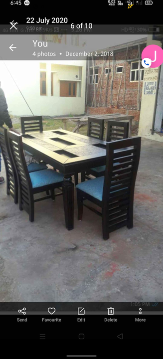 Dining table 6 chair  uploaded by Raza furnitures on 2/18/2023