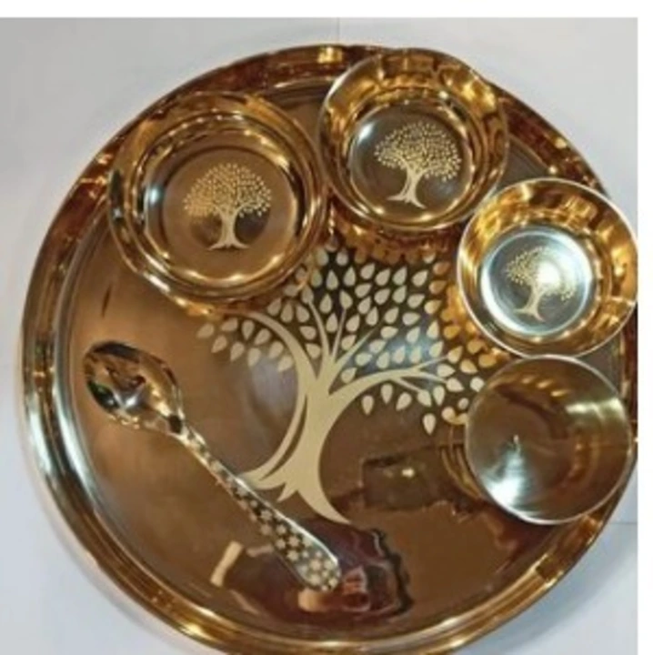 Pure bronze dinner set  uploaded by business on 2/18/2023