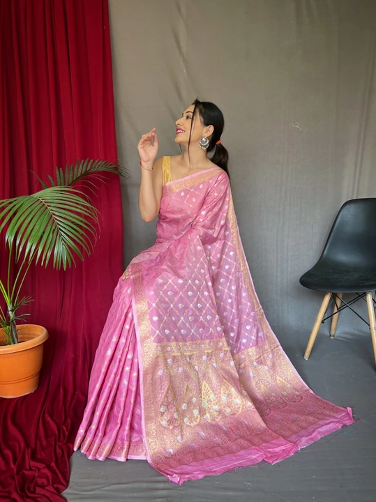 PURE MASLIN SOFT SILK SAREES  uploaded by L & S GOODS CO on 2/18/2023