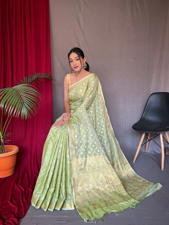 PURE MASLIN SOFT SILK SAREES  uploaded by L & S GOODS CO on 2/18/2023