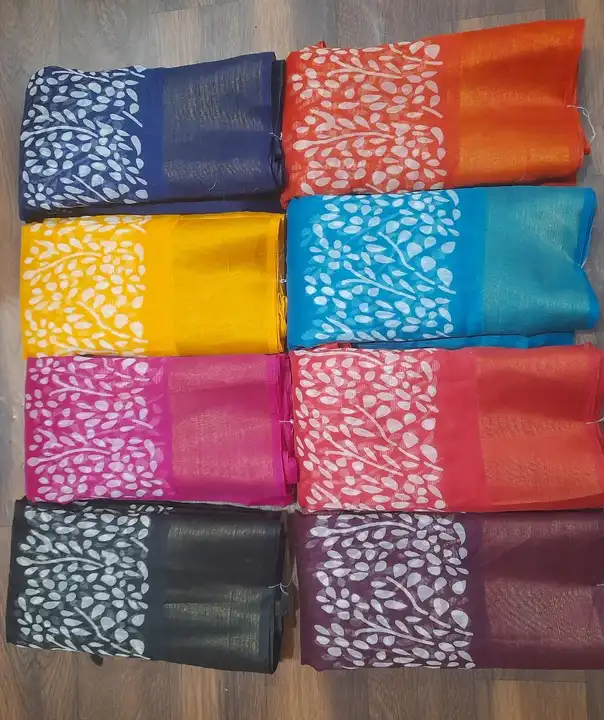 Cotton saree uploaded by Maa yashoda creation on 2/18/2023