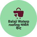 Business logo of Balaji waterproofing मार्बल पैन्ट