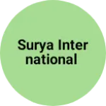 Business logo of Surya International