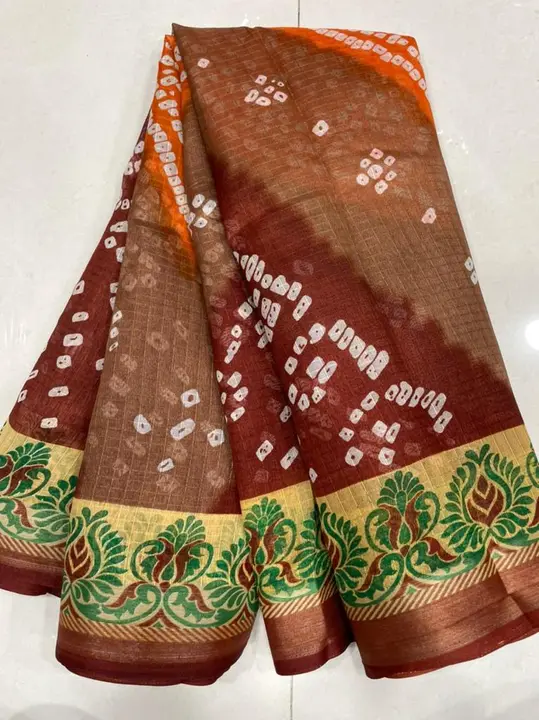 Bhandani saree  uploaded by Krishna fashion on 2/18/2023