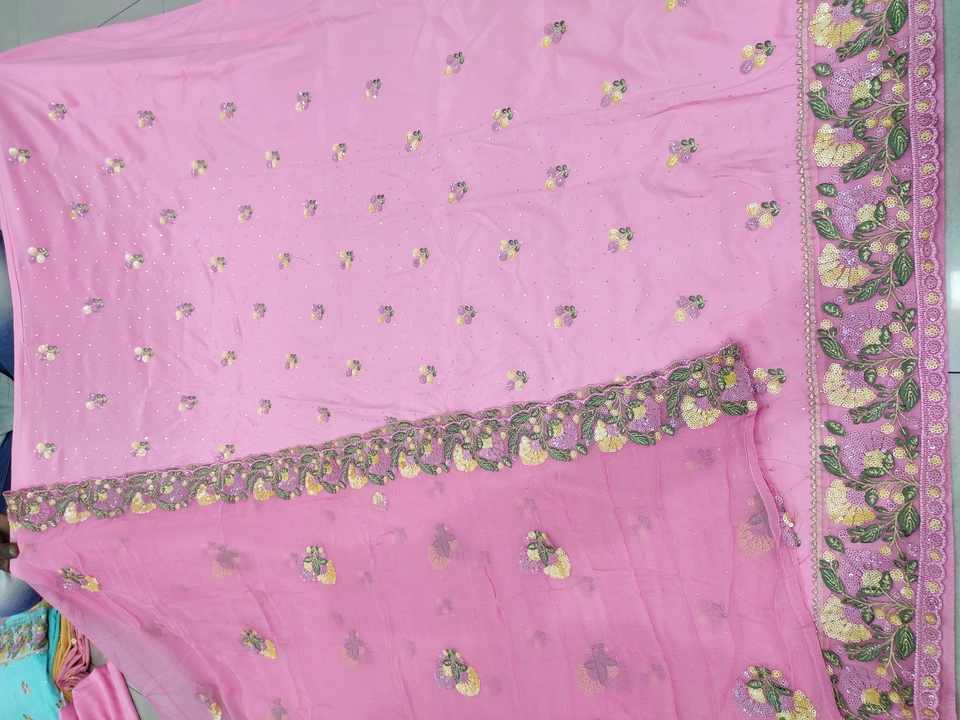 D Crepe Heavy Top Pure Dupatta Work Suit uploaded by business on 2/18/2023