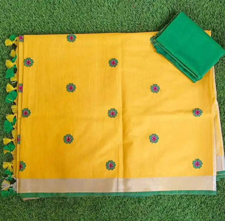 Pure linen sarees bhagalpuri  uploaded by business on 2/18/2023