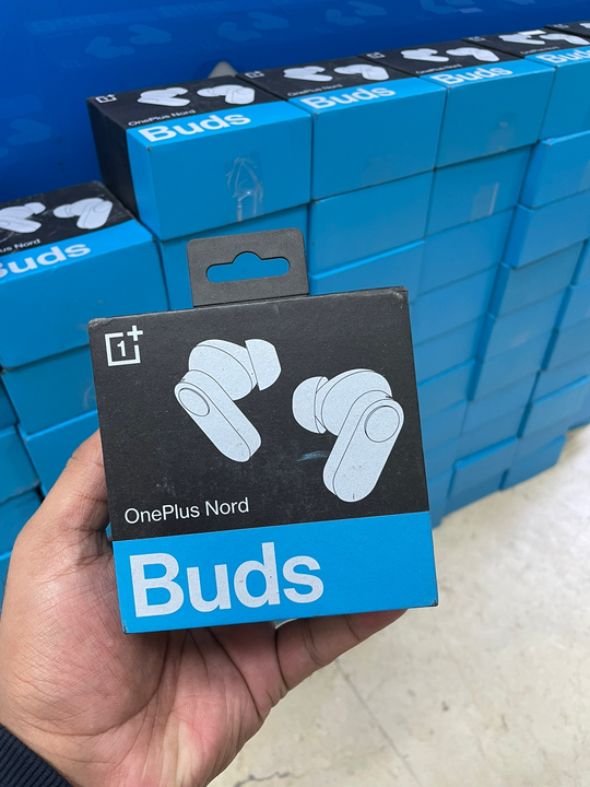 Post image Oneplus Nord Buds 100% genuine with GST bill and service center warranty in openbox catagory actual product photos share with post for more details contact : 8655491020  (Live vedio purchase available)