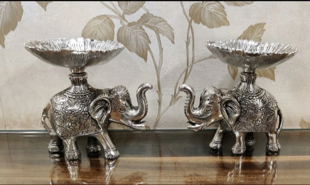 Aluminum Metal Elephant with Dryfruit Bowl  uploaded by business on 2/18/2023