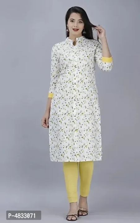 Beautiful Cotton Printed Kurta uploaded by Shreeji New Fashion on 2/18/2023