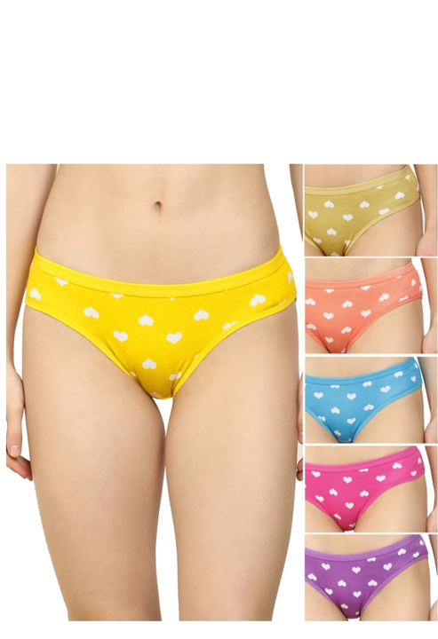 Product image with price: Rs. 25, ID: ladies-hipster-cotton-printed-panty-8a02f251