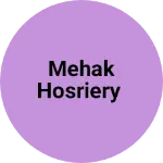 Business logo of Mehak hosriery