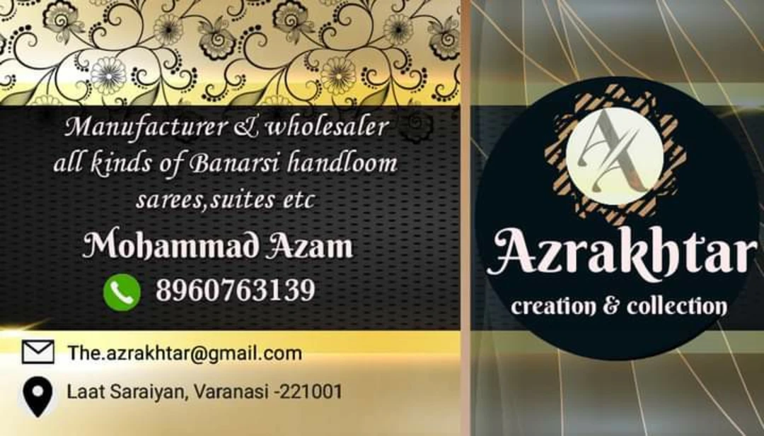 Visiting card store images of AA-CREATION & Collection