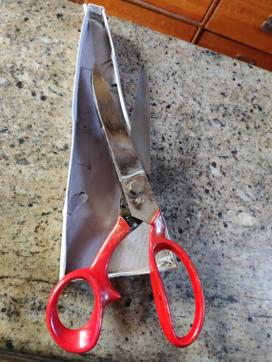Rubber handle tailoring scissors  uploaded by Shanti Sales Corporation on 2/18/2023