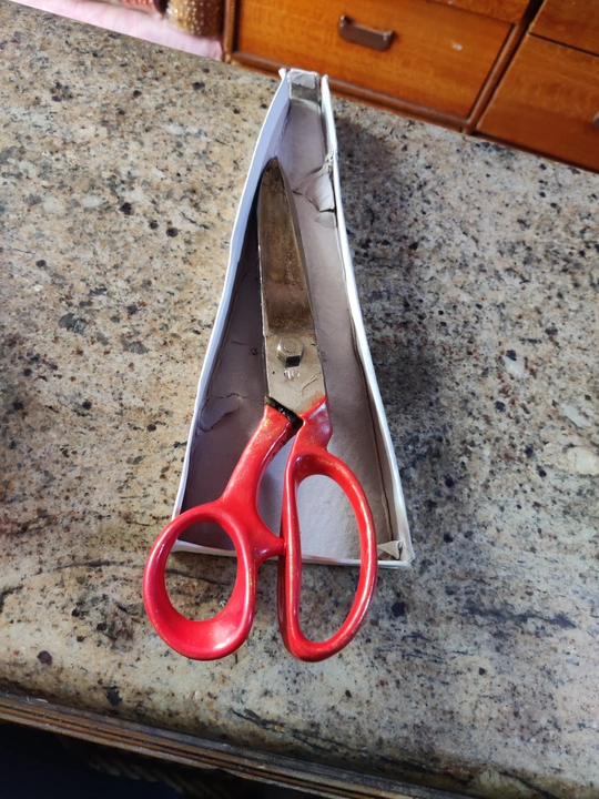 Rubber handle tailoring scissors  uploaded by Shanti Sales Corporation on 5/15/2024