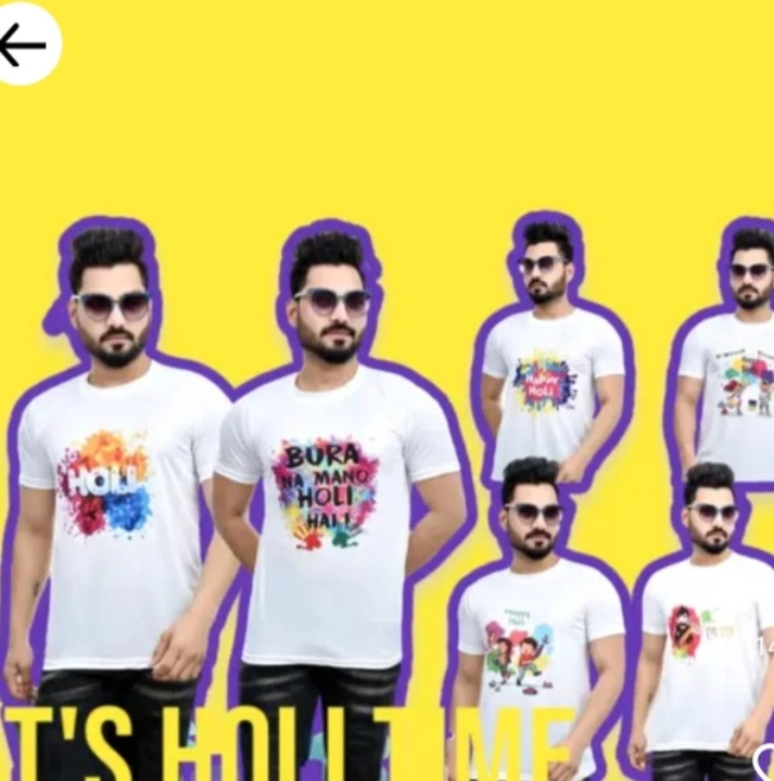 Holi tshirt mix designs uploaded by Shree gurudev collection on 5/29/2024