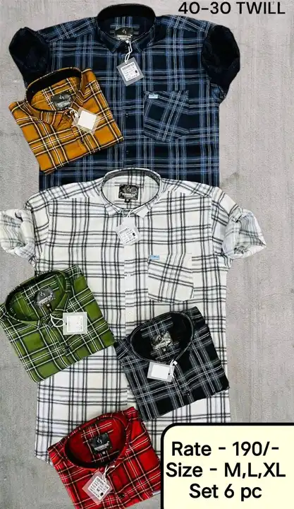 Checks Shirt uploaded by Jeans Manufacturer  on 2/18/2023
