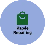 Business logo of Kapde repairing