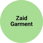 Business logo of Zaid garment