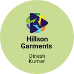 Business logo of Hillson garments
