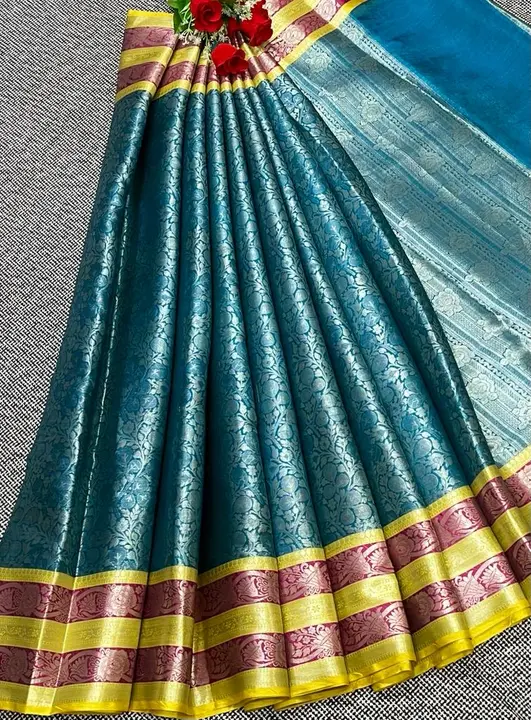 Banarasi fancy worm silk saree  uploaded by ismaily fabrics on 2/19/2023