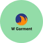 Business logo of W garment