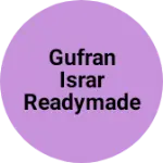 Business logo of Gufran israr readymade shop