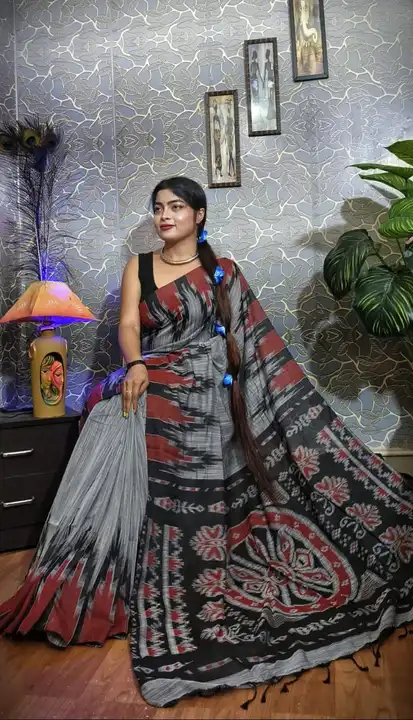 Sambalpur print saree  uploaded by Maa Tara saree canter on 2/19/2023