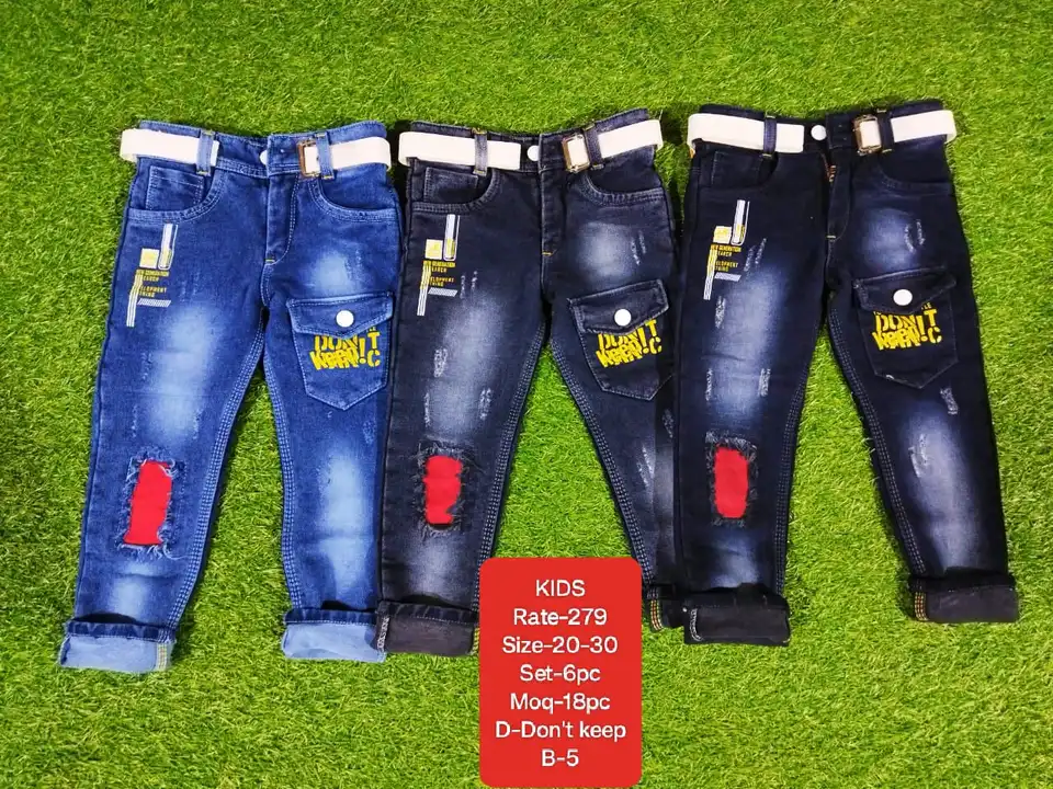 kids Jeans 22to30 uploaded by Jeans Manufacturer  on 2/19/2023