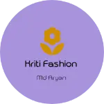 Business logo of Kriti fashion