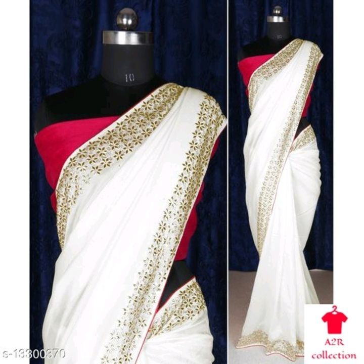 Beautiful party wear saree uploaded by business on 2/21/2021