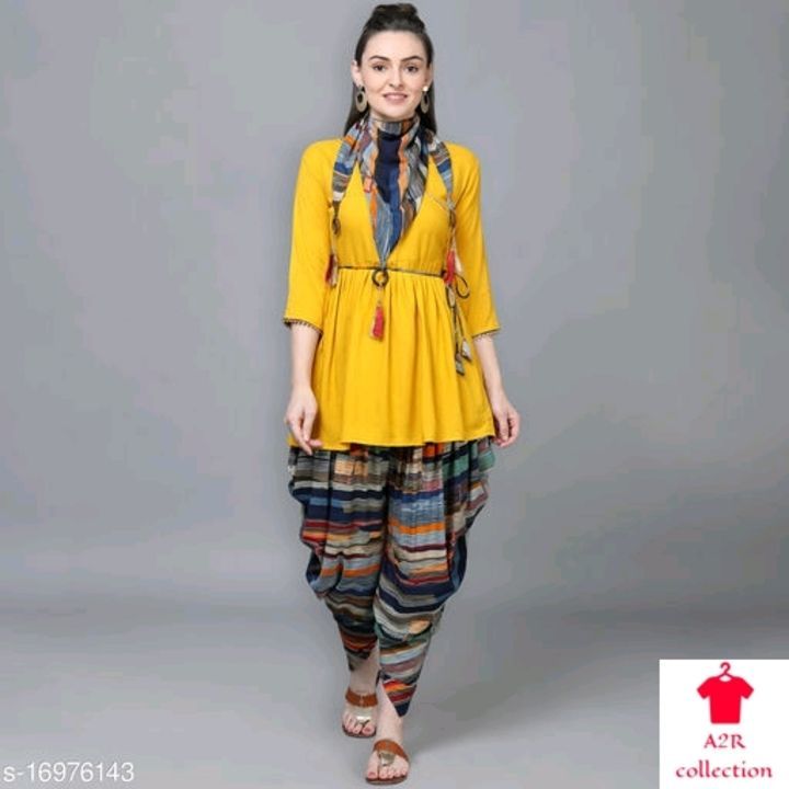 Kurta dhoti set uploaded by A2R collection  on 2/21/2021