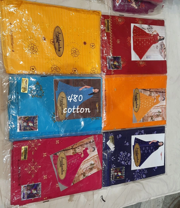 Cotton saree uploaded by S. S. Selection on 2/19/2023