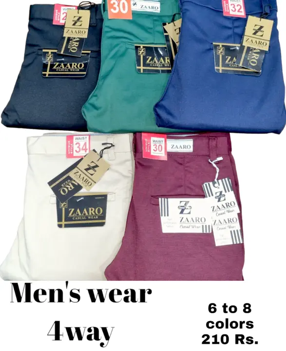 4way Lycra Men's wear uploaded by RISHABH TRADERS on 5/28/2024