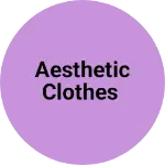 Business logo of Aesthetic clothes