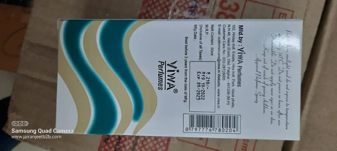Viwa perfume MRP-210 uploaded by Jai Ranjeet E-Commerce  on 2/19/2023