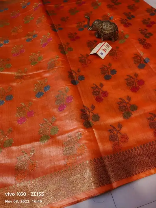 PURE MUNGA SILK SAREE  uploaded by S.N.COLLECTIONS  on 2/19/2023