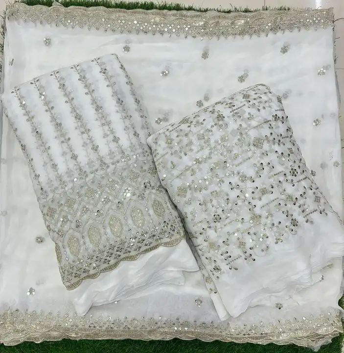 Georgete dyeble fabrics  uploaded by Monika textiles on 2/19/2023