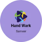 Business logo of Hand wark